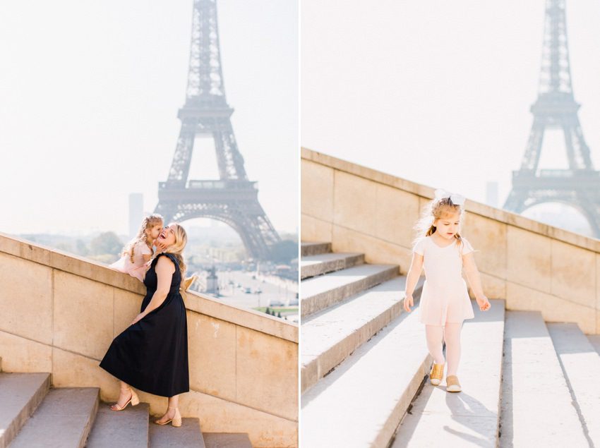 photographe famille seance mere fille tour eiffel anniversaire paris