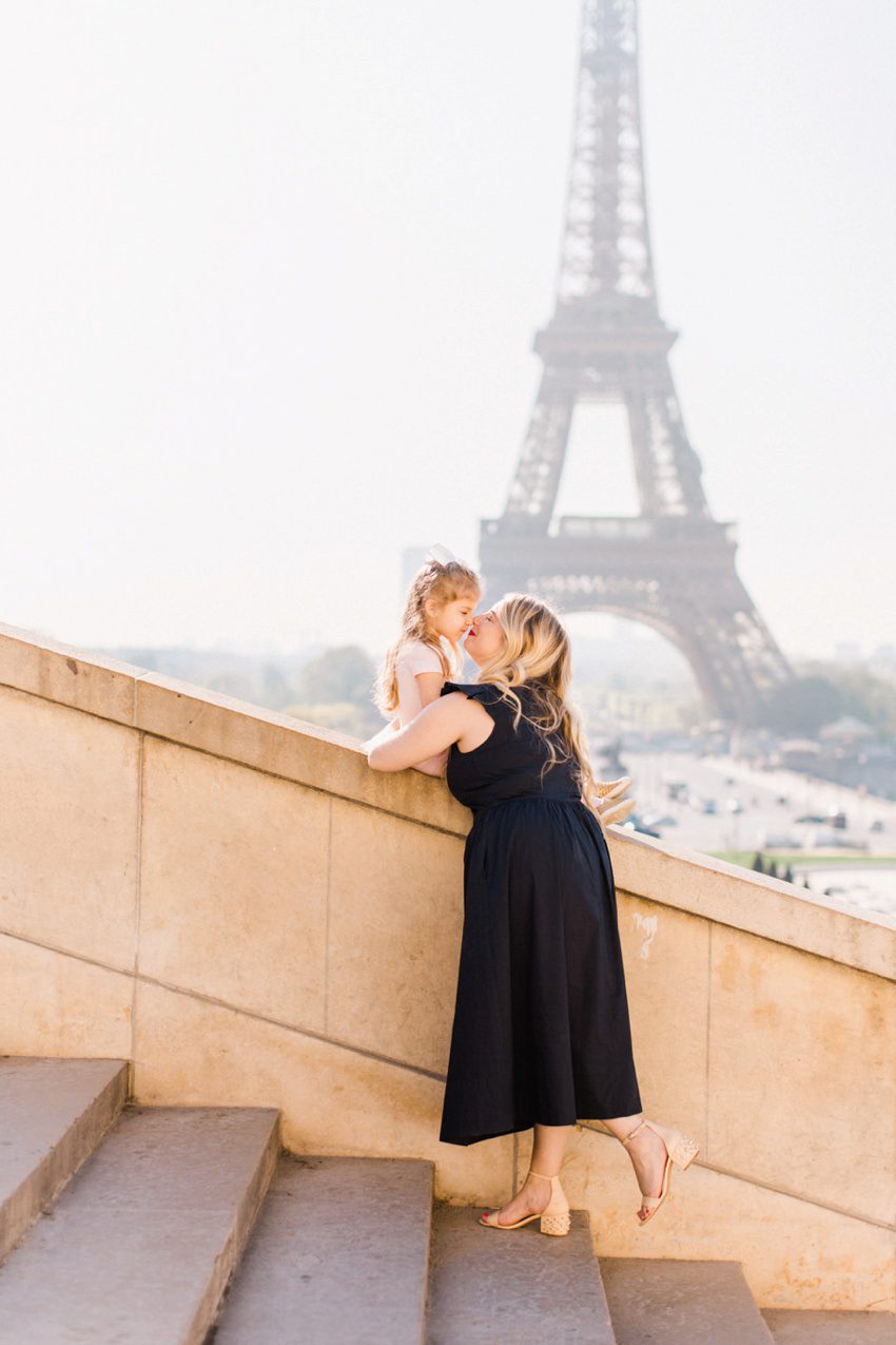 photographe famille seance mere fille tour eiffel anniversaire paris